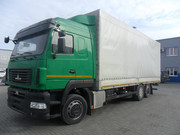 Новый грузовой тентованный автомобиль МАЗ-6310Е9-520-031 г.п. 16 тонн